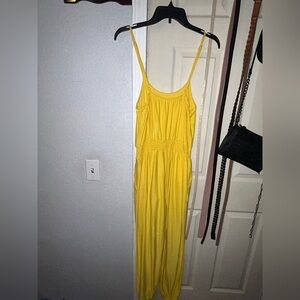 Yellow Sleeveless Maxi Dress
